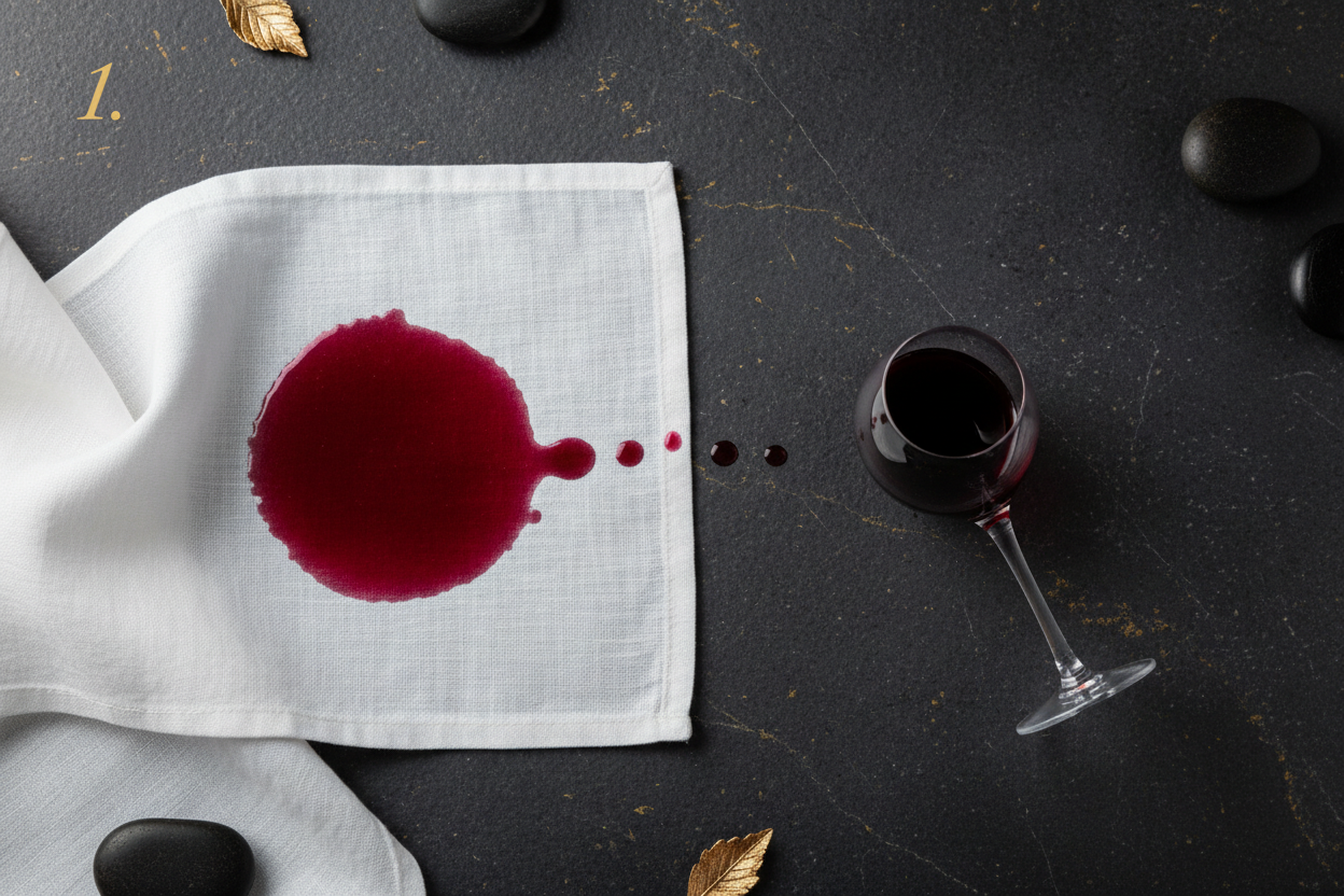 Come Rimuovere le Macchie di Vino Rosso Senza Rovinare