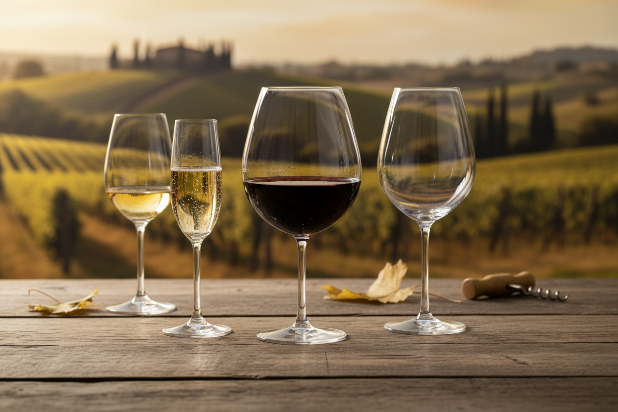 Oltre il Calice: La Guida ai Bicchieri Perfetti per Ogni Vino