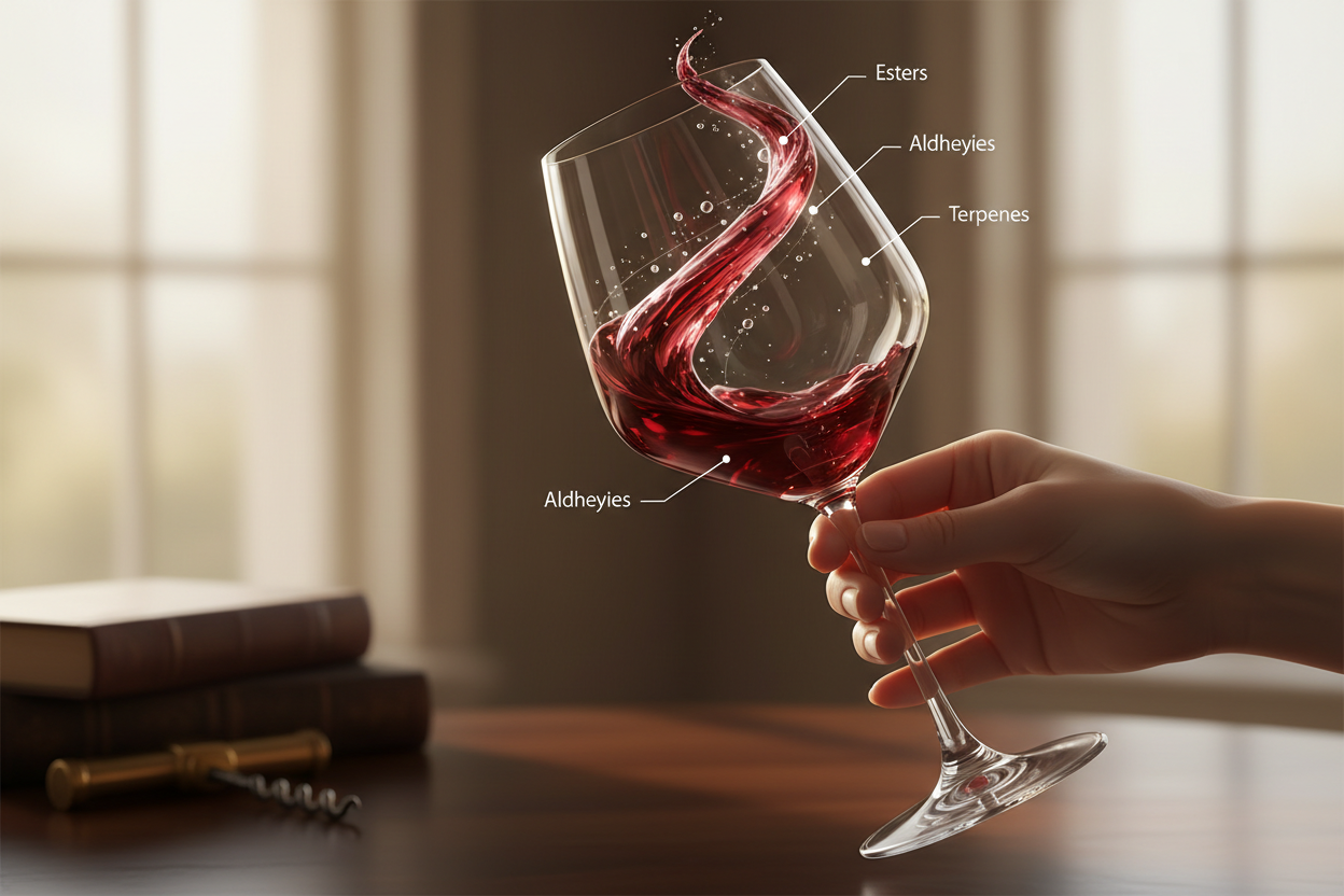 Perché Facciamo Roteare il Vino nel Calice: Scienza e Arte