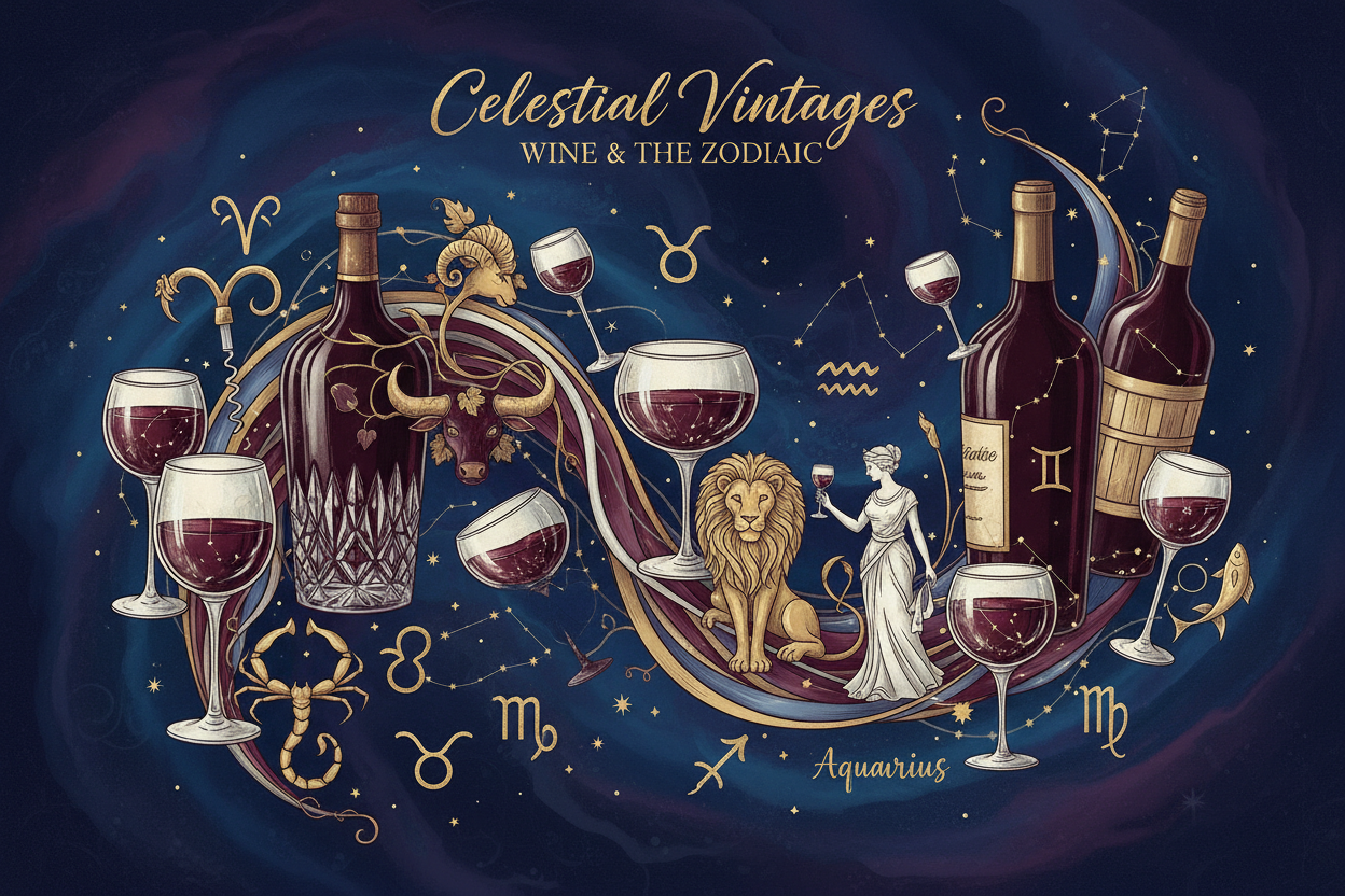 Oltre il Calice: Vino e Segni Zodiacali – La Guida Astrale